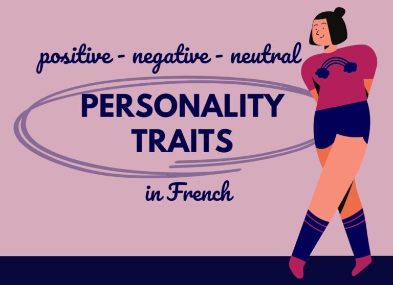 Physical Description And Personality In French